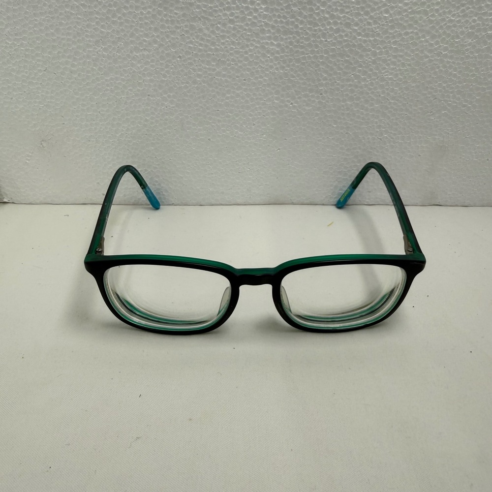 Nike Eyeglasses Kids 49-17-130 Green 5542‎ Rectangular Frames Just Do It 017
